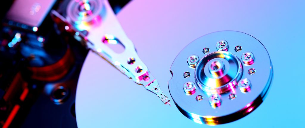 Intérieur disque dur mécanique