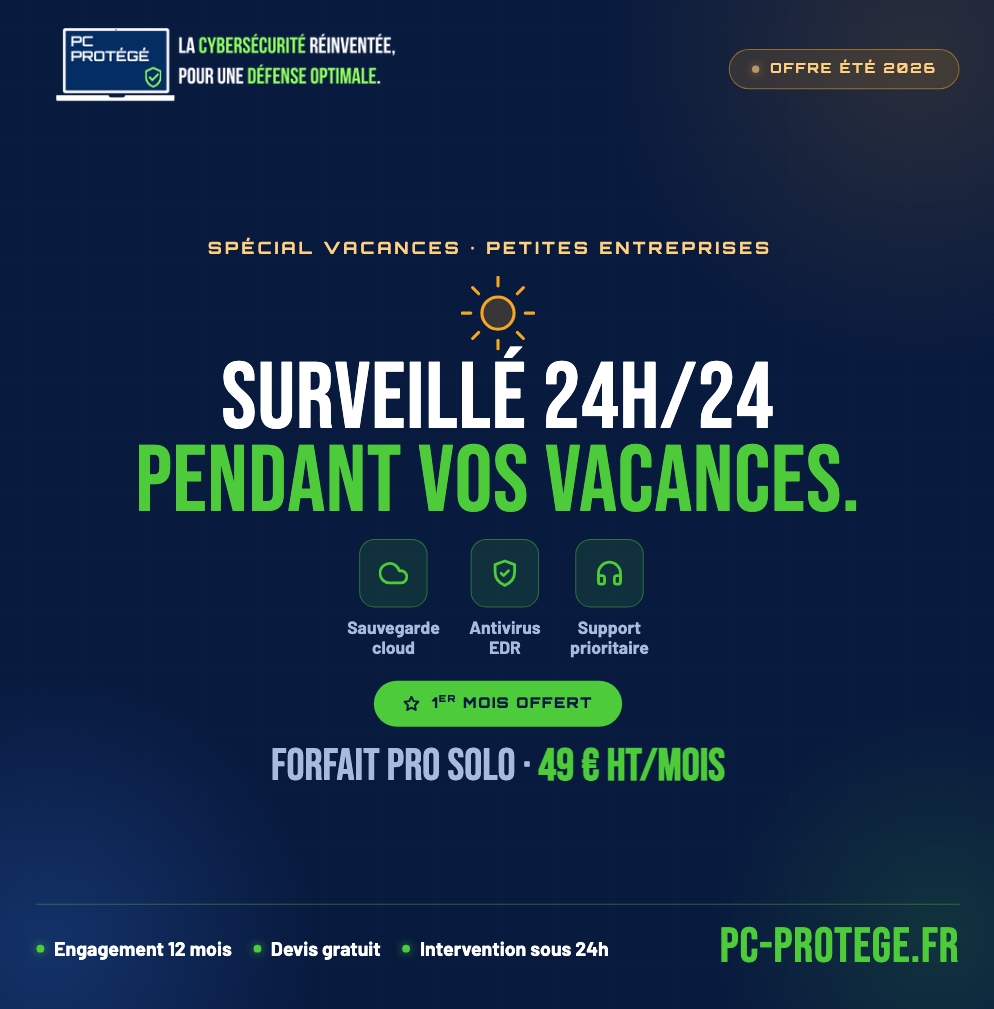 Offre PC PROTÉGÉ été 2026