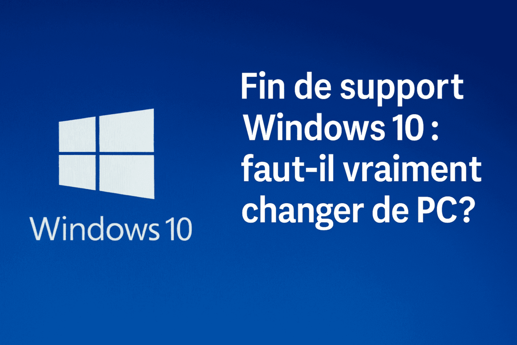 fin support Windows 10 sur ordinateur personnel